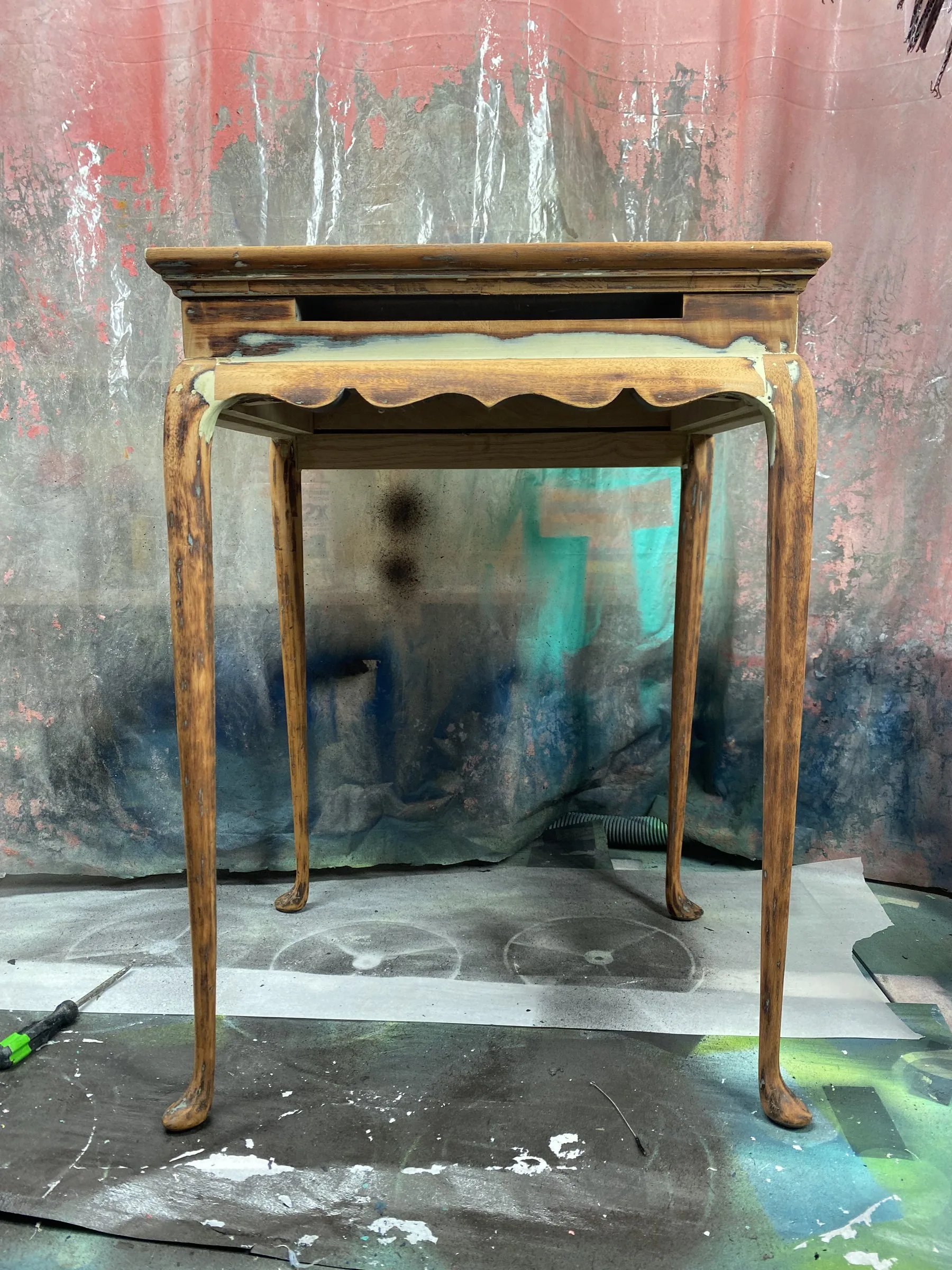 Antique table restoration