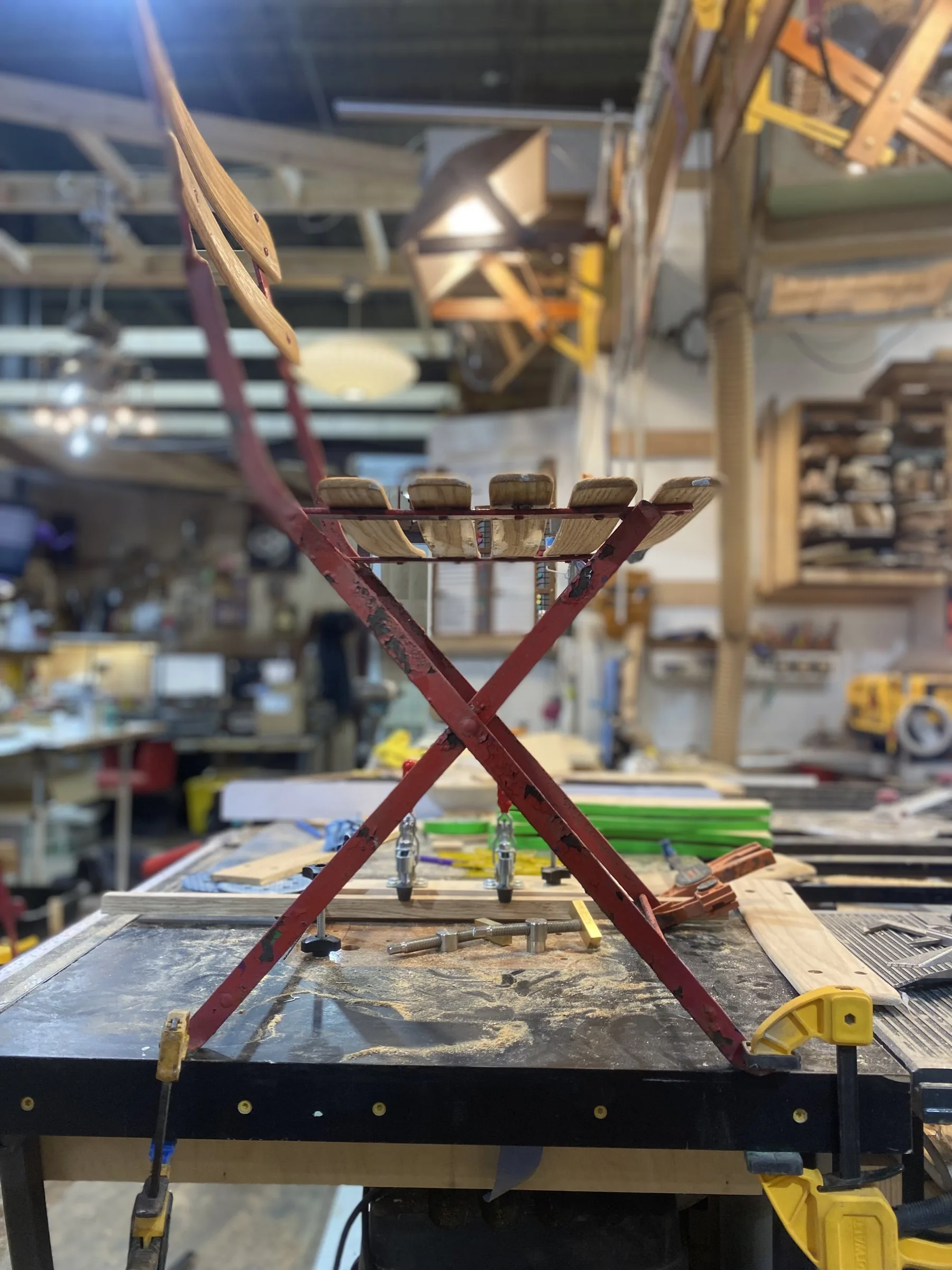 Folding chair repair