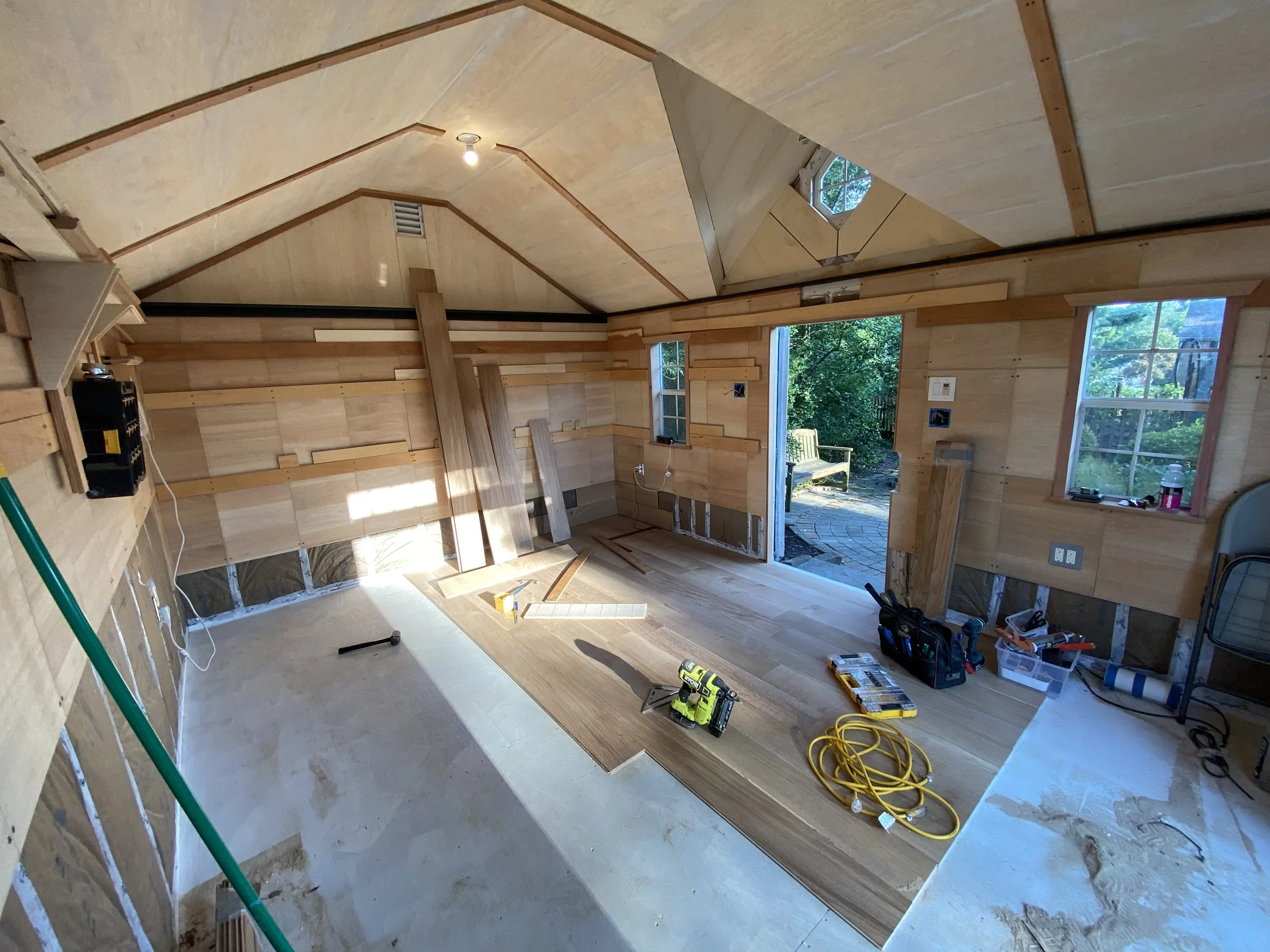 Garden shed studio