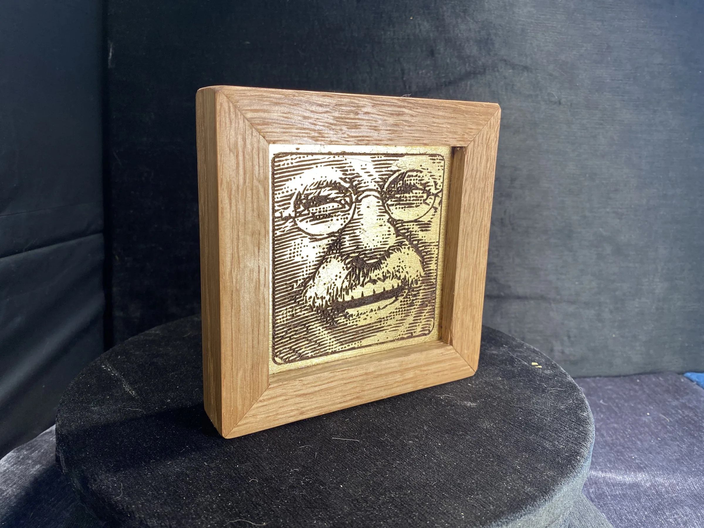 Gold-leaf portraits