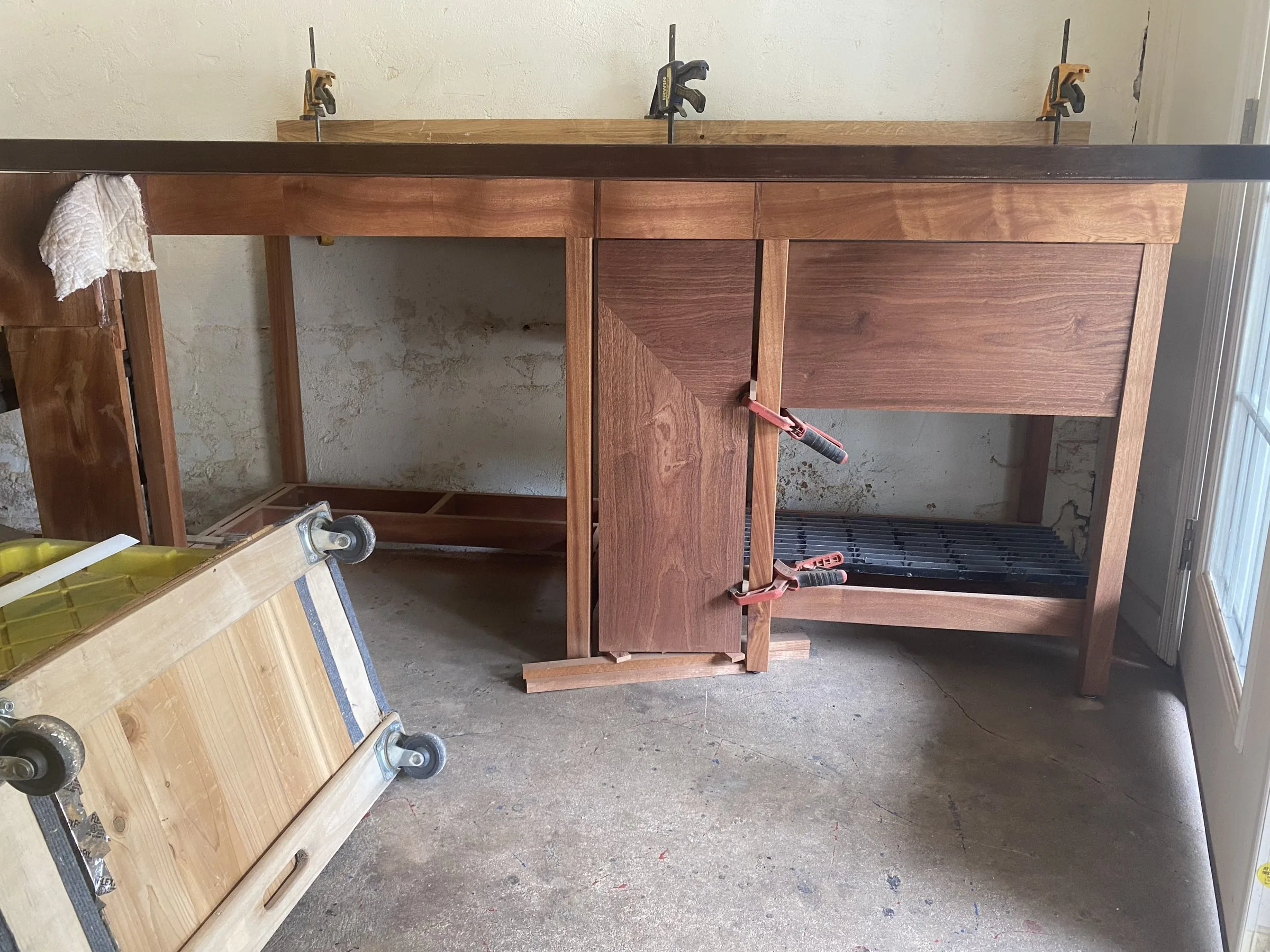 Sapele grill surround