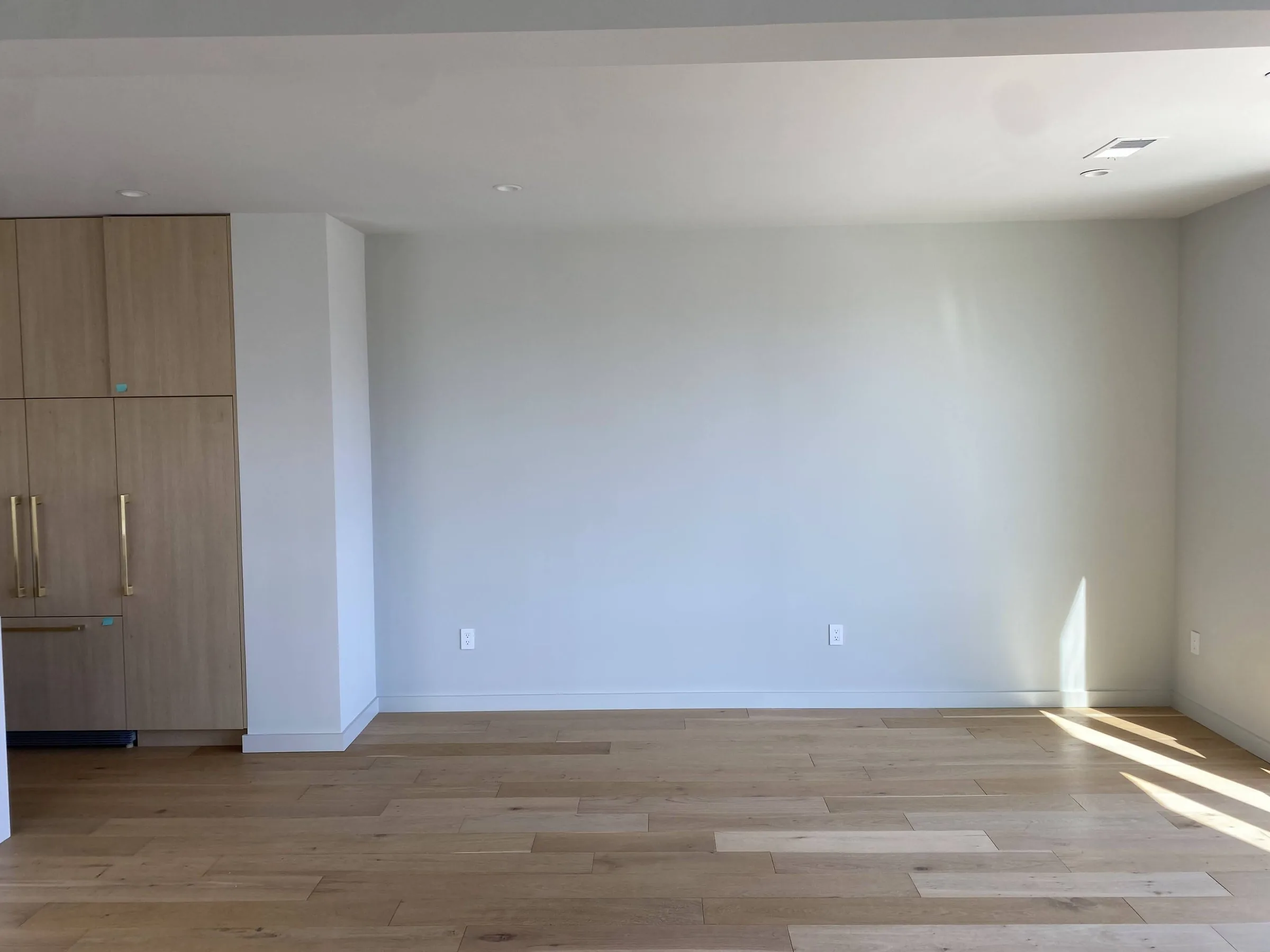 Oak record wall