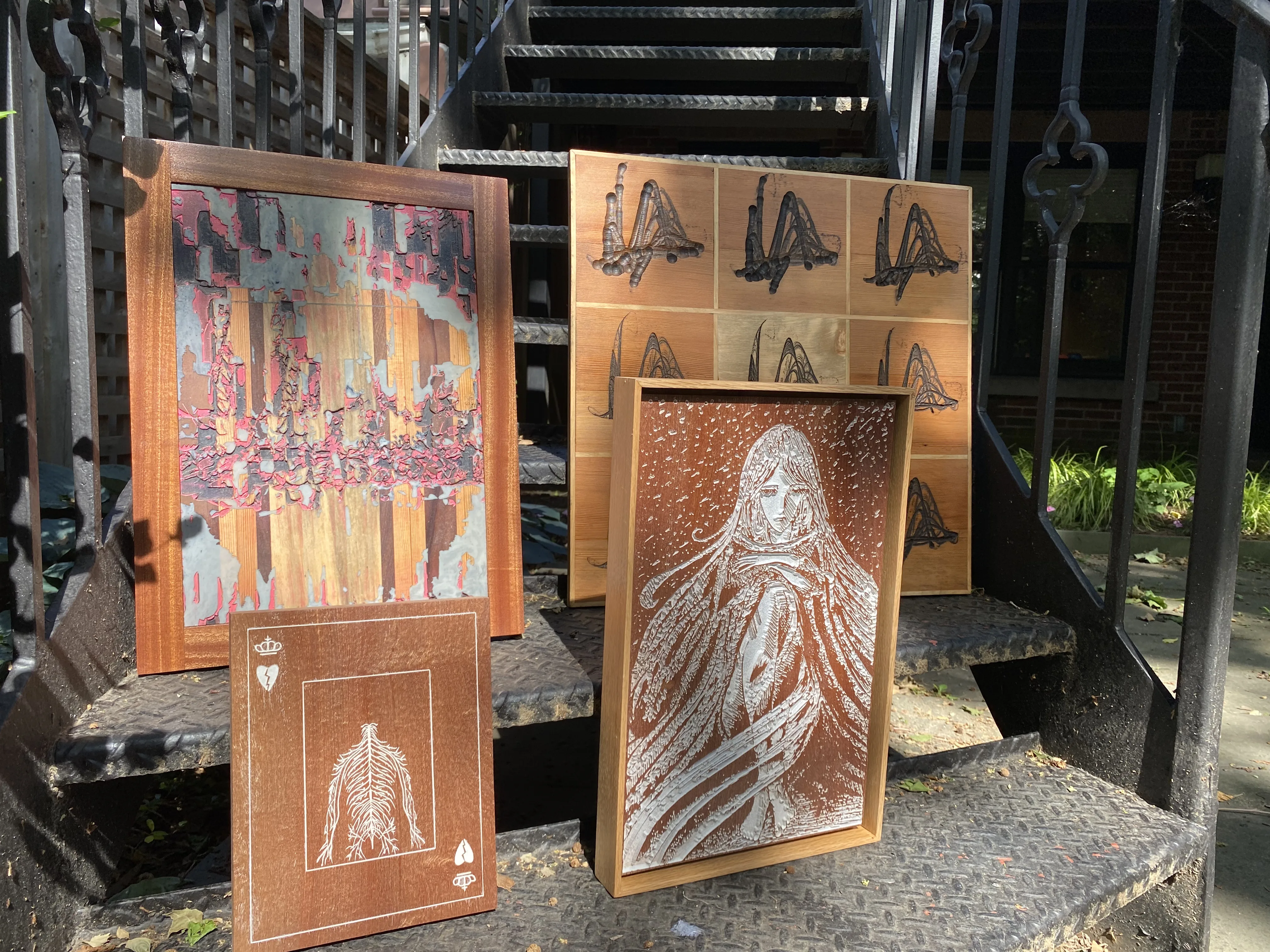 Resin inlay panel, second view
