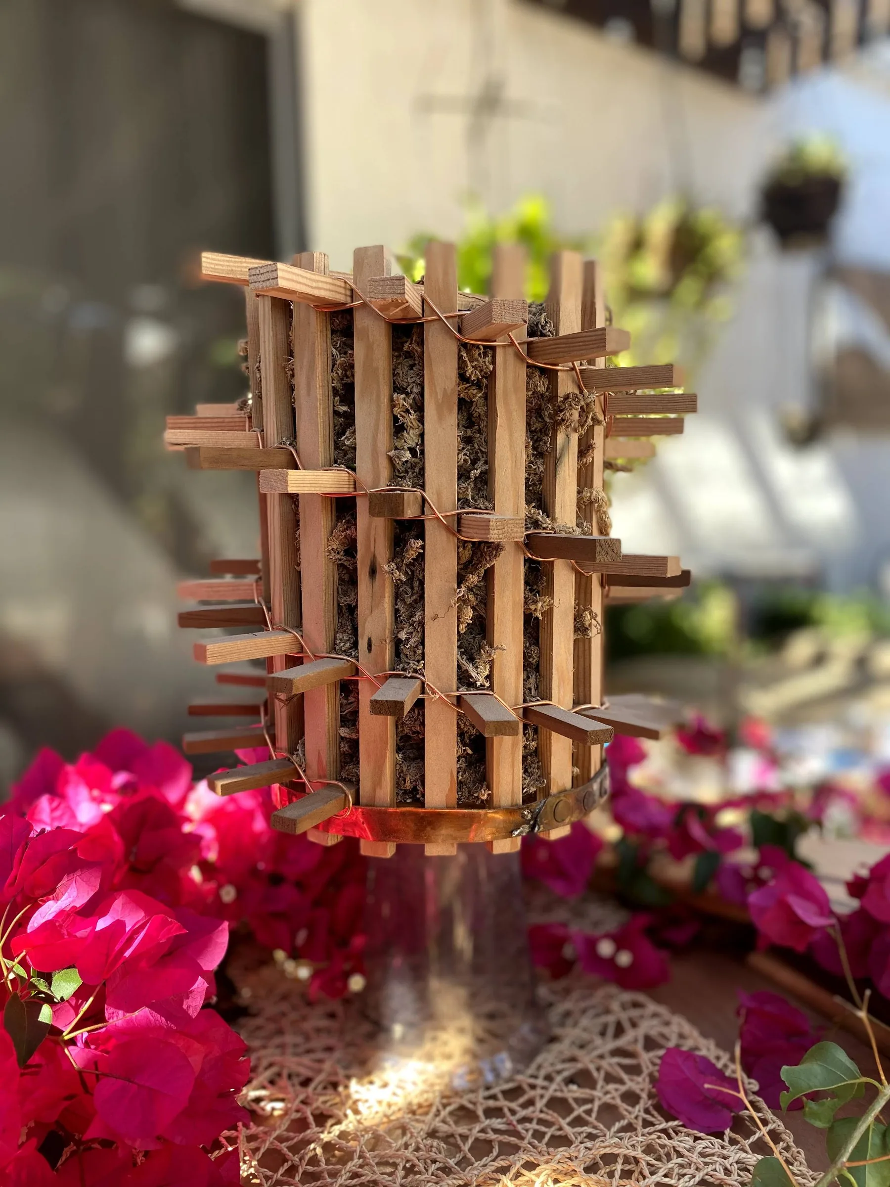 Slatted planters