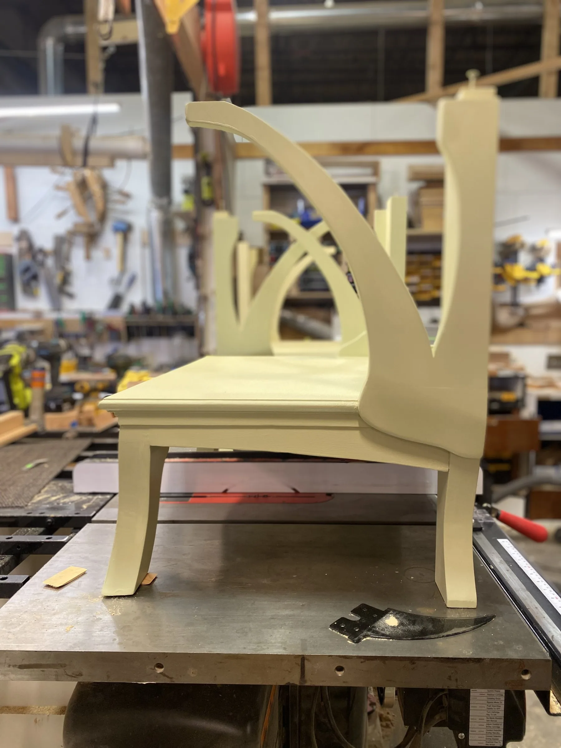 Trunk stand for a bedside table